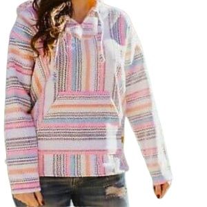 No Bad Days Multicolored Baja Hoodie Size S